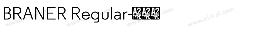 BRANER Regular字体转换 BRANER Regular字体转换
